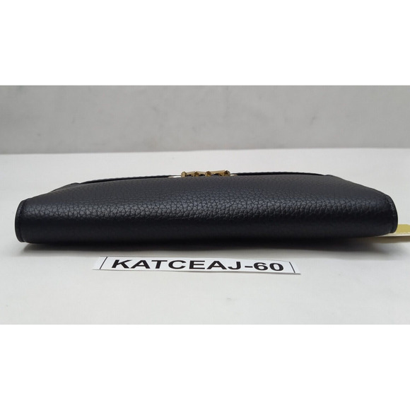 Michael Kors Black Pebbled Leather Credit Card Bifold Wallet - NWT $298 - Picture 6 of 15